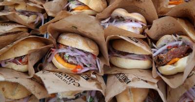 El pan con chicharrón fue el ganador de esta particular competencia organizada por Ibai Llanos / Foto: EFE