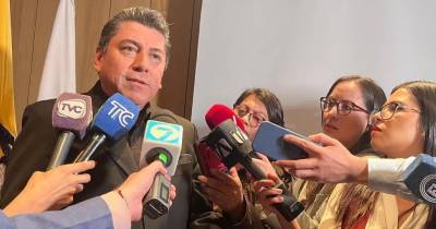 Ottón Rivadeneira, director general del Registro Civil, dio declaraciones a la prensa / Foto: cortesía Registro Civil