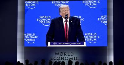 En su discurso, Trump volvió a insistir en que EE.UU. paga "el 100 % de la OTAN / Foto: EFE