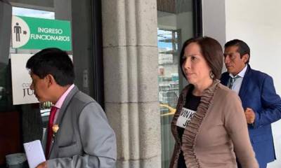 Este jueves 6 de junio del 2019, la exministra María de los Ángeles Duarte se presentó en la Corte Nacional. Foto: El Comercio
