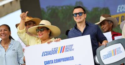 Noboa: “Dialogaremos con la gente que quiere trabajar” / Foto: cortesía Presidencia