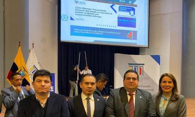 El procurador general del Estado presentó su rendición de cuentas/ Foto: Cortesía Procudaruría