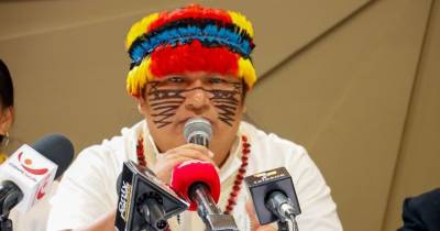 El líder indígena expresó su respaldo a quienes "se encuentran movilizados en todo el territorio nacional" / Foto: cortesía Conaie