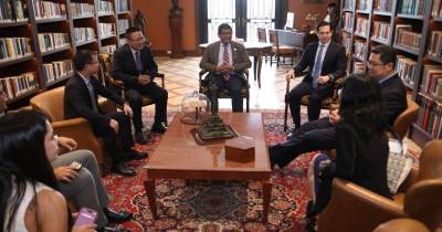 En la reunión estuvo presente el ministro de Producción / Foto: cortesía Cordex