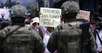 Las protestas han dejado hasta el momento una persona fallecida y más de cien detenidos / Foto: EFE
