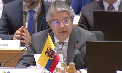 Lasso envió un mensaje a los líderes mundiales sobre la urgencia de procurar una integración birregional estratégica / Foto: cortesía Presidencia