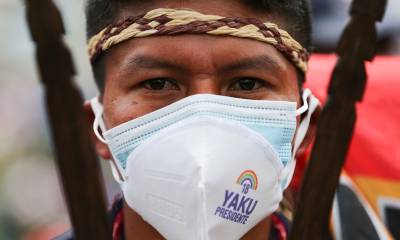 Indígenas convocan a nueva movilización por el recuento de votos / foto EFE