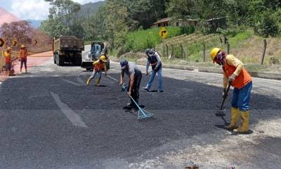 El mantenimiento del paso lateral Yantzaza-Chuchumbletza concluyó / Foto: Ministerio de Obras