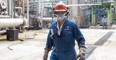 El sismo del 25 de abril ocasionó daños significativos en la Refinería de Esmeraldas / Foto: cortesía Petroecuador