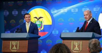 Netanyahu felicitó a Noboa por su reciente victoria electoral / Foto: cortesía Presidencia