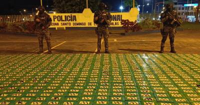 Durante el operativo, fueron detenidos el conductor del vehículo y su acompañante / Foto: cortesía Policía Nacional