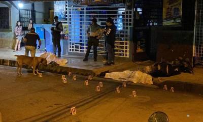 El sábado fueron asesinadas tres personas en los exteriores de una tienda de licores / Foto: cortesía
