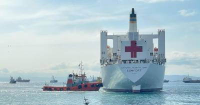 El USNS Comfort es un buque hospital de la Armada de Estados Unidos / Foto: cortesía Ministerio de Salud