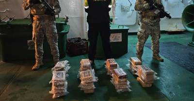 El tipo de droga y el peso total no fueron precisados por las autoridades / Foto: cortesía Senae Panamá 
