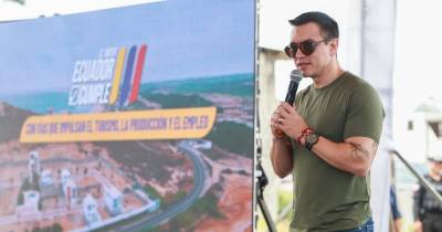 Noboa viajó a Estados Unidos después del revés que sufrió el 16 de noviembre en las urnas / Foto: cortesía Presidencia