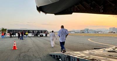 Un último grupo de 38 ecuatorianos llegó la tarde de este lunes a la ciudad de Guayaquil / Foto: cortesía Embajada de Estados Unidos 