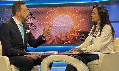 Inés Manzano, ministra encargada de Energía y Minas, fue entrevistada hoy en Ecuavisa / Foto: cortesía Ministerio de Energía y Minas