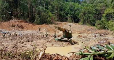 Durante el operativo, las fuerzas militares realizaron un exhaustivo rastrillaje del área / Foto: cortesía FF.AA.