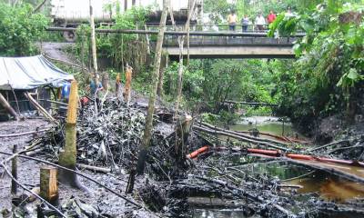 Los derrames petroleros continúan imparables en la Amazonía de Ecuador / Foto El Oriente