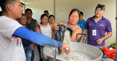 El MAG realizó una capacitación sobre la elaboración de insumos orgánicos en Napo / Foto: cortesía MAG