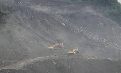 Los trabajos continúan para habilitar la vía de 2,2 km en el sector de El Reventador / Foto: cortesía MTOP