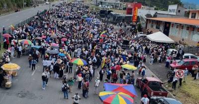 La protesta comenzó el 22 de septiembre contra la eliminación del subsidio al diésel / Foto: cortesía Conaie