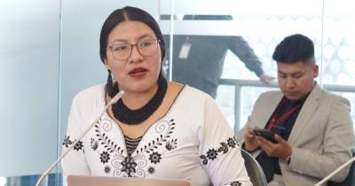Carmen Tiupul, segunda vicepresidenta de la Asamblea, fue expulsada de Pachakutik / Foto: cortesía Carmen Tiupul