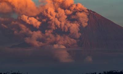 En Chimborazo se registra leve caída de ceniza del Sangay / Foto: EFE