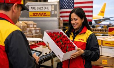 El sector florícola ecuatoriano enfrenta mayores exigencias en logística y tiempos de distribución, particularmente hacia Estados Unidos / Foto: cortesía DHL