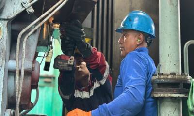 Las labores son realizadas por la Unidad de Negocio Termopichincha / Foto: cortesía Celec