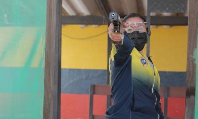 Diana Durango, la primera militar ecuatoriana en llegar a unos Juegos Olímpicos / Foto: cortesía Ministerio del Deporte