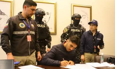 Cáceres está implicado en el asesinato de su esposa, la joven abogada María Belén Bernal / Foto: cortesía Policía Nacional