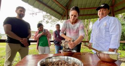 Delegados del Banco Mundial observaron el trabajo de organizaciones comunitarias de Napo / Foto: cortesía MAGP