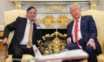 La llegada de Petro a la Casa Blanca se dio bajo un protocolo estrictamente funcional / Foto: cortesía Presidencia de Colombia