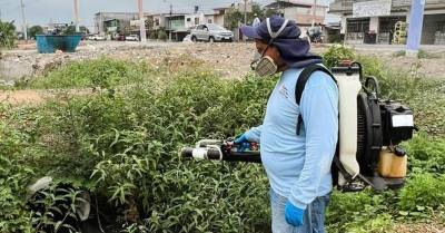 Las campañas de fumigación contra el dengue continúan a nivel nacional / Foto: cortesía Ministerio de Salud