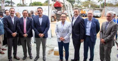 El moderno hotel en Samborondón tendrá más de 100 habitaciones / Foto: cortesía Ministerio de Producción