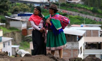 Declarada en 2019 como pueblo mágico, Alausí, la ciudad de los cinco patrimonios, llora ahora a sus muertos / Foto: EFE
