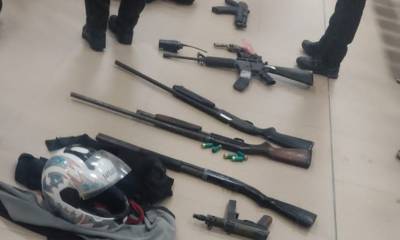 Siete delincuentes fuertemente armados, que intentaban asesinar a alias "Cara Sucia", ingresaron en el hospital y tomaron rehenes / Foto: cortesía Policía Nacional