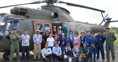 Las brigadas de salud visitaron Muruntsa y Shuinmamus, en Morona Santiago / Foto: cortesía Ministerio de Salud