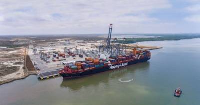 Durante el año pasado, la terminal inició un proceso de ampliación de su muelle / Foto: cortesía Cámara Marítima del Ecuador