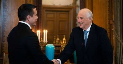 Noboa mantuvo una audiencia protocolaria con el rey de Noruega Harald V / Foto: cortesía Presidencia