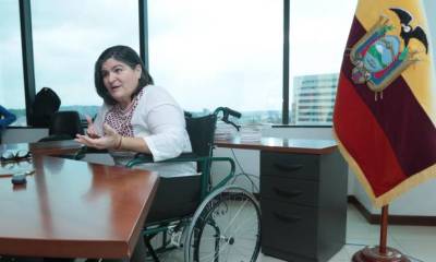 La ministra Viteri viajó a Washington (EE. UU.) la semana pasada y ya se encuentra en el país. Foto: Expreso