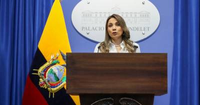 Carolina Jaramillo se estrenó como vocera del Gobierno de Daniel Noboa / Foto: EFE