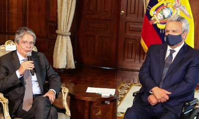 Moreno le advierte a Lasso que la “mesa no está servida” / Foto: EFE