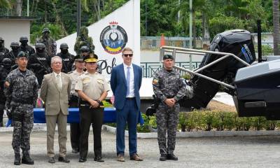 La donación de los 3 motores está valorada en $ 250.000 / Foto: cortesía Embajada de Estados Unidos 