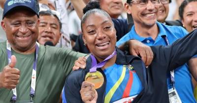Juleisy Angulo se impuso en el Mundial de Tokio 2025 con una marca de 65,12 metros / Foto: cortesía Comité Olímpico Ecuatoriano