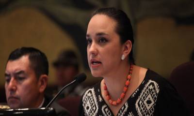 Gabriela Rivadeneira presidió la Asamblea Nacional entre 2013 y 2017 / Foto: cortesía Asamblea Nacioanl