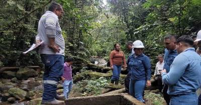El derrame de gasolina blanca afectó al río Cascales, del cantón Gonzalo Pizarro./ Foto: cortesía