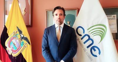 Rodrigo Darquea, vicepresidente del directorio de la CME, dio detalles del impacto de la nueva tasa / Foto: cortesía Cámara de Minería de Ecuador