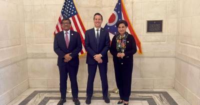 La agenda incluyó reuniones con el secretario de Estado Adjunto, Christopher Landau; con el senador Bernie Moreno; y los congresistas Greg Steube y Mario Díaz-Balart / Foto: cortesía Cancillería